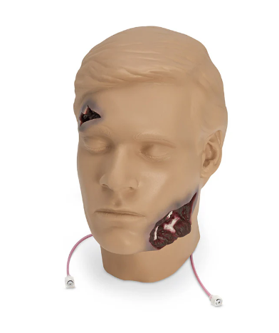 Trauma Randy Head Flash Moulage - Nasco