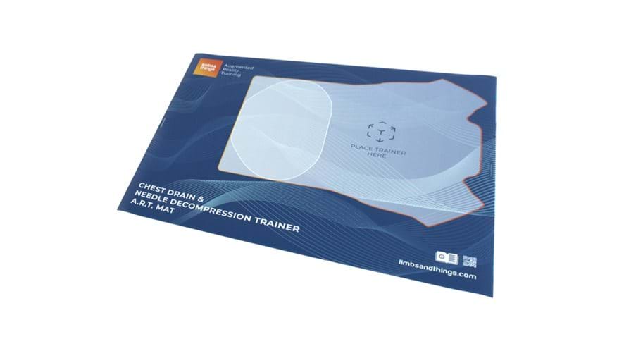 Augmented Reality Training Mat for Chest Drain & Needle Decompression Trainer - L&T